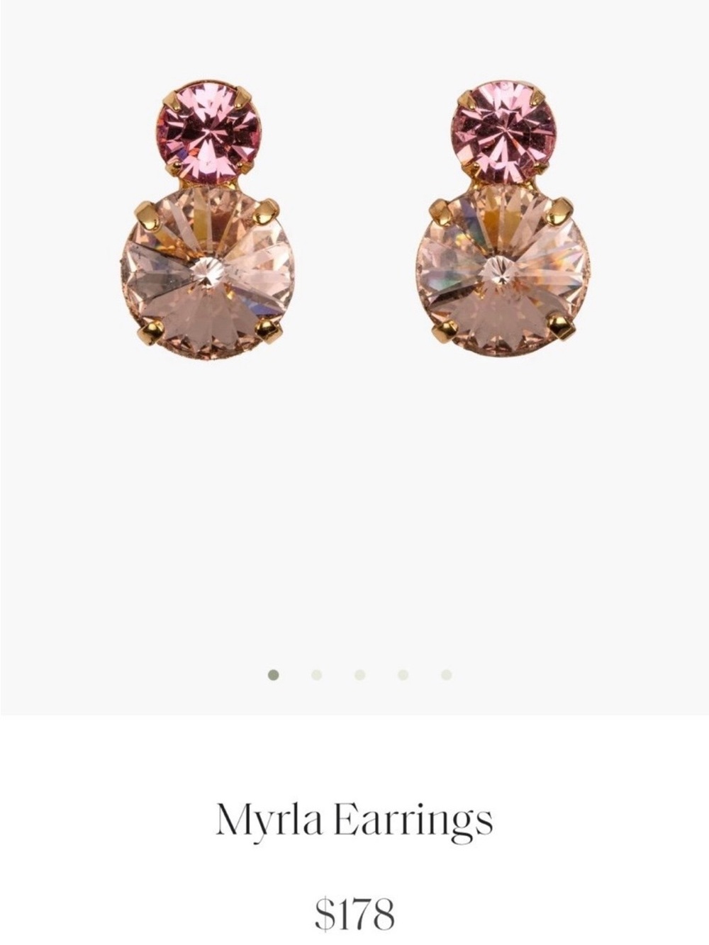 Jennifer Behr Mylra Double-Stud Earrings